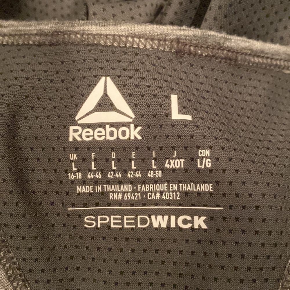 REEBOK Tank Top Size Large Razorback Mech Back Speed Dry - Picture 6 of 9